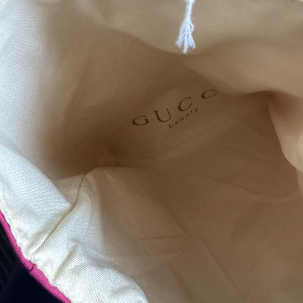 GUCCI Reversible Fuchsia and Cream Canvas Tote Bag - Picture 4 of 7